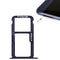 Plateau Carte SIM + Plateau Carte SIM / Carte Micro SD pour Huawei Honor 8 (Bleu)